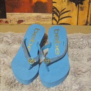 Bebe Light Blue Women's Sandals